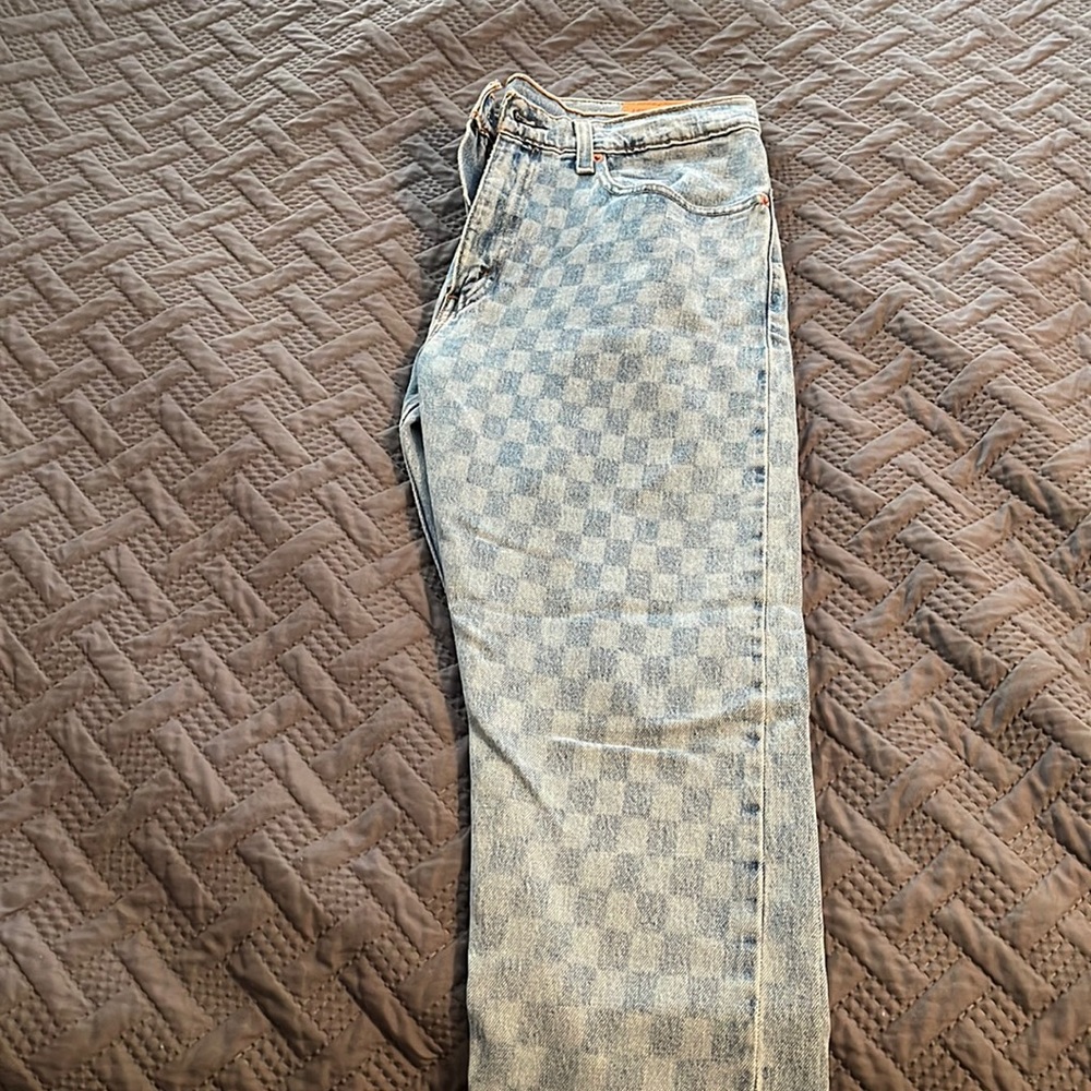 Levi’s checkered jeans size W34/L30